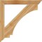 Ekena Millwork Imperial Traditional Rough Sawn Bracket, Western Red Cedar, 4"W x 40"D x 40"H BKT04X40X40IMP01RWR - alternate 2